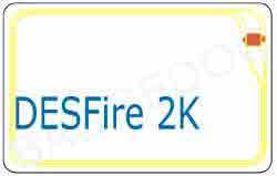 NXP DESFire EV1 2K - Blank card