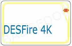 500 - NXP DESFire EV1 4K - Blank card